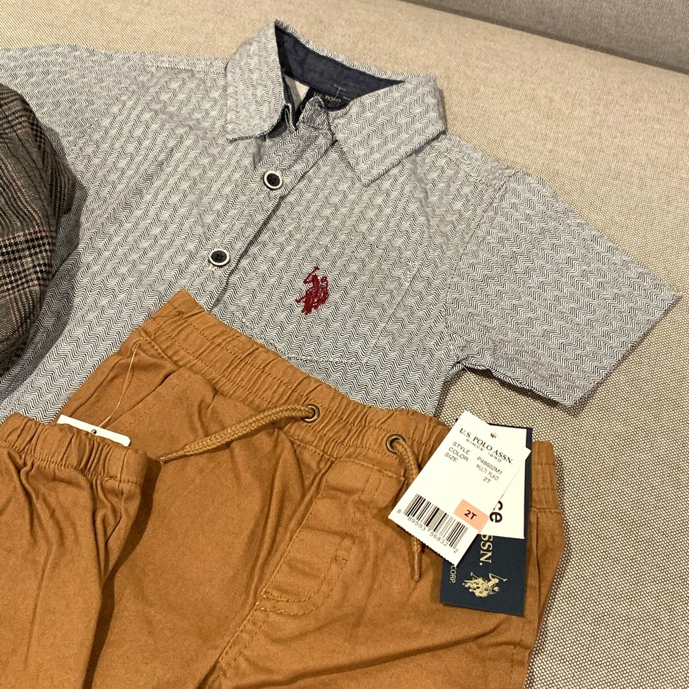 Boys - US Polo Assn. 2 piece set with hat - Picture 3 of 4